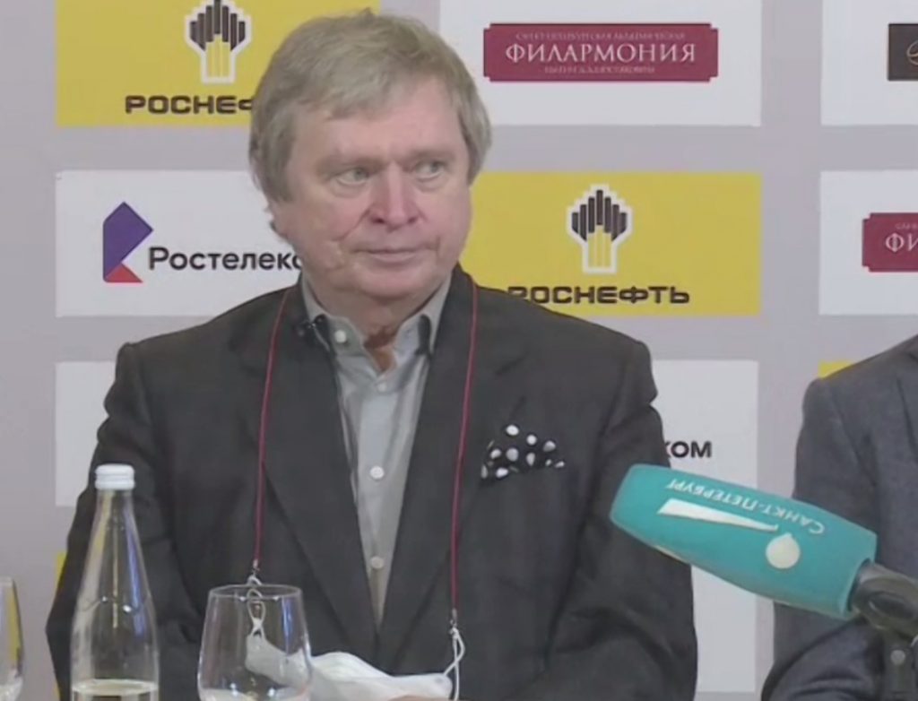 Николай Алексеев на пресс-конференции