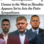 The New York Times: «Запад обеспокоен тем, что Словакия присоединяется к сторонникам Путина»