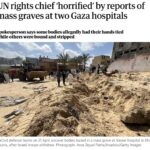 The Guardian: глава ООН по правам человека «в ужасе» от массовых могил в Газе