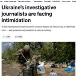 Politico: журналистам на Украине затыкают рот и угрожают отправить на передовую